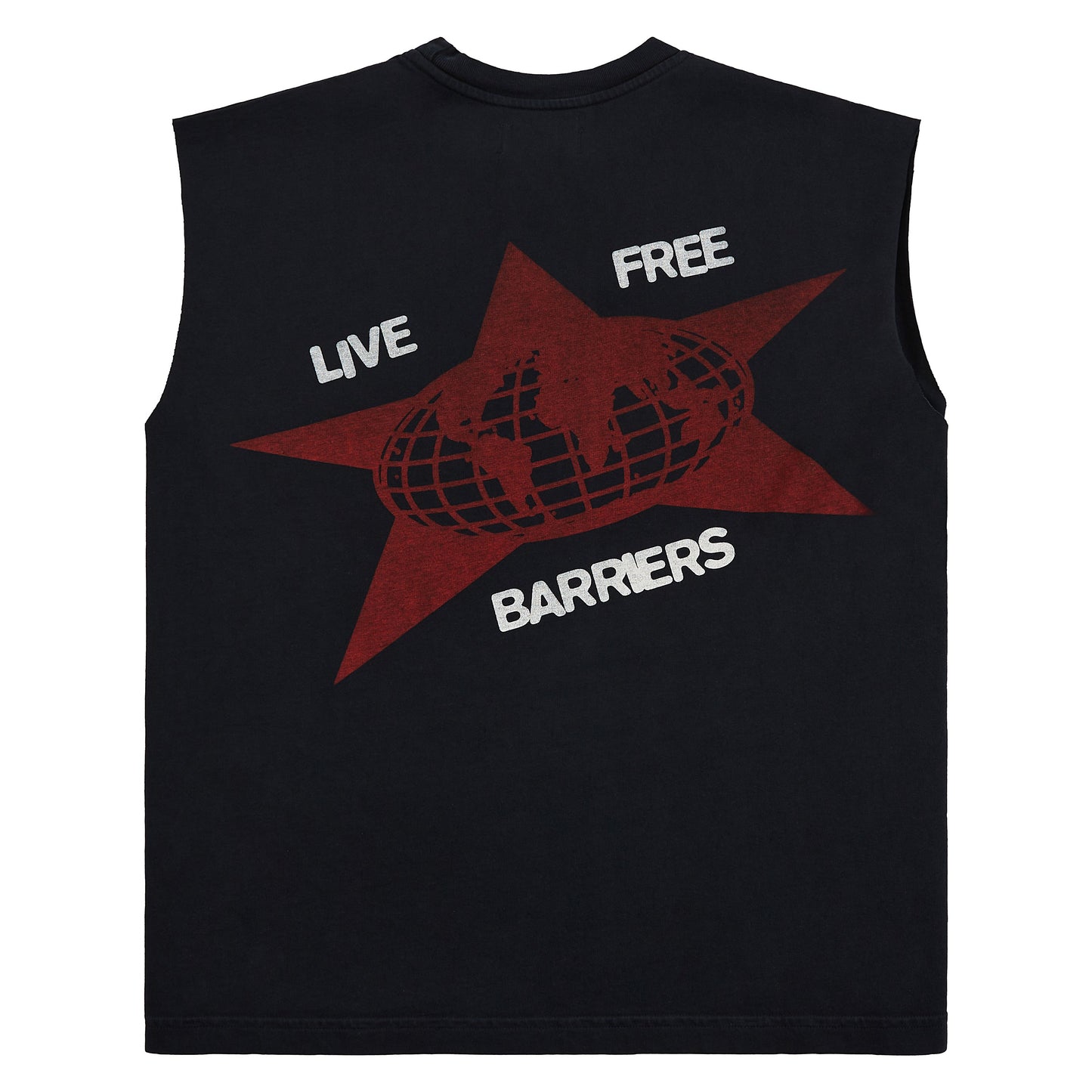 Fist Sleeveless Tee | Black