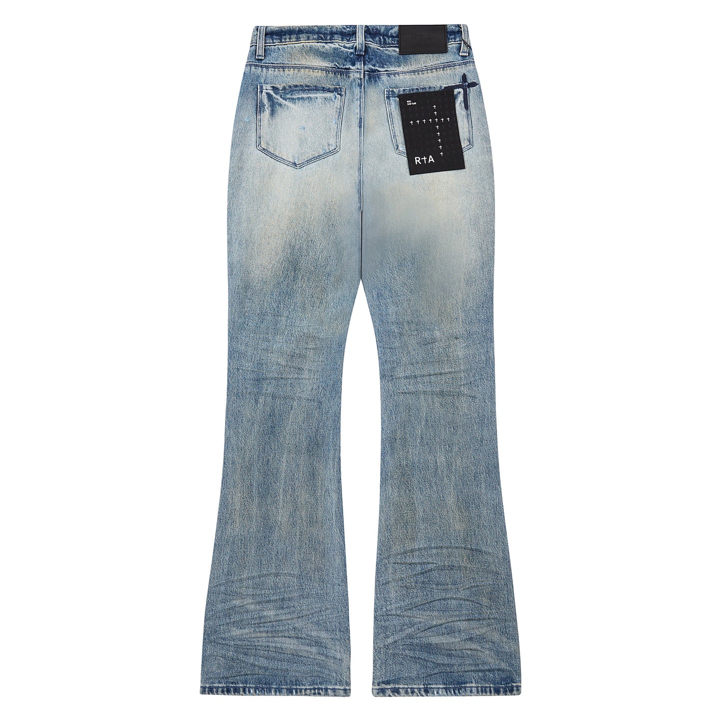 Mael Flared Muddy Sky Denim