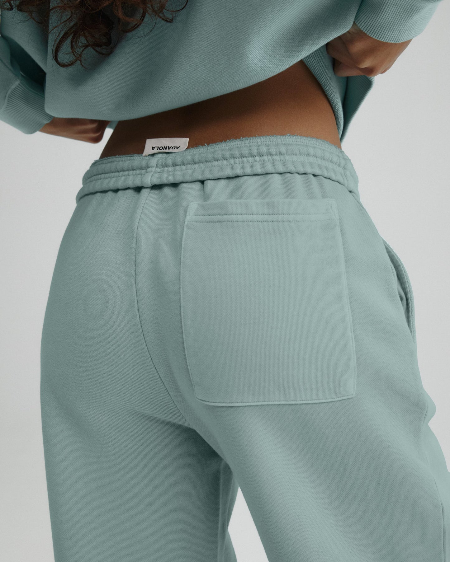 Echo Washed Straight Leg Sweatpants - Ocean Blue/Midnight Blue