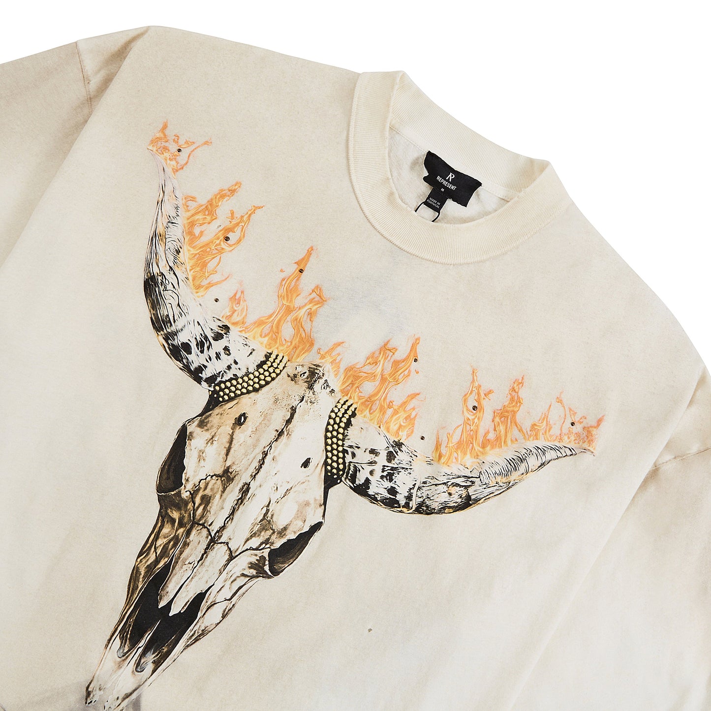 British Cowboys Tee | Washed Ecru
