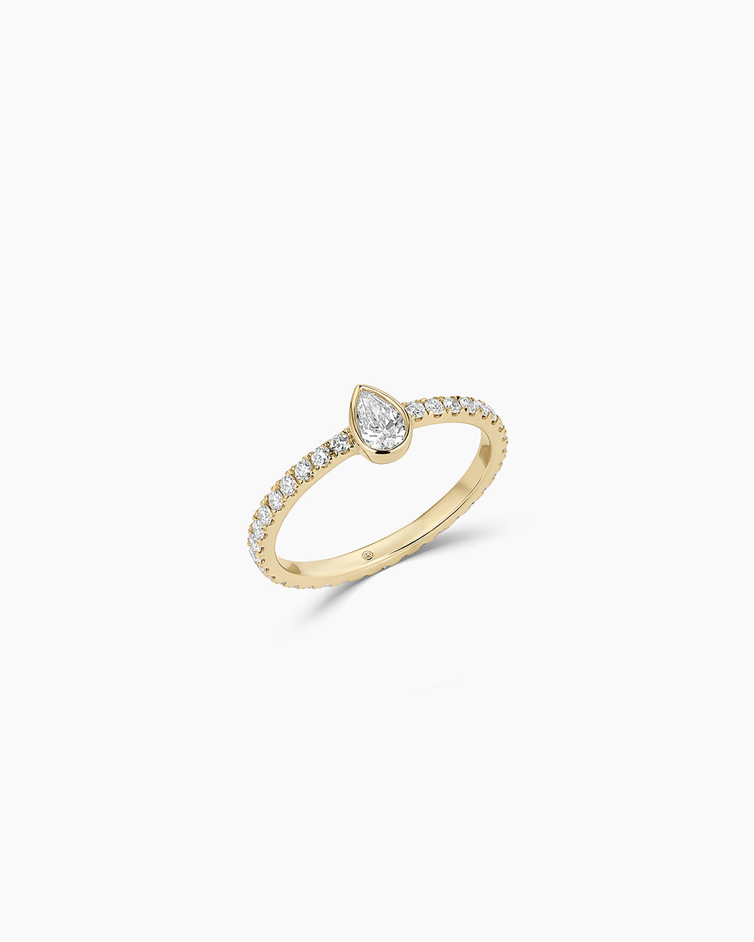 14K Lab Grown Diamond Pear Eternity Ring
