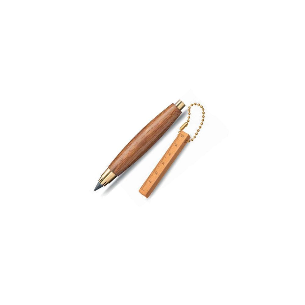 E+M Art Pencil Sketch, Aged Oak