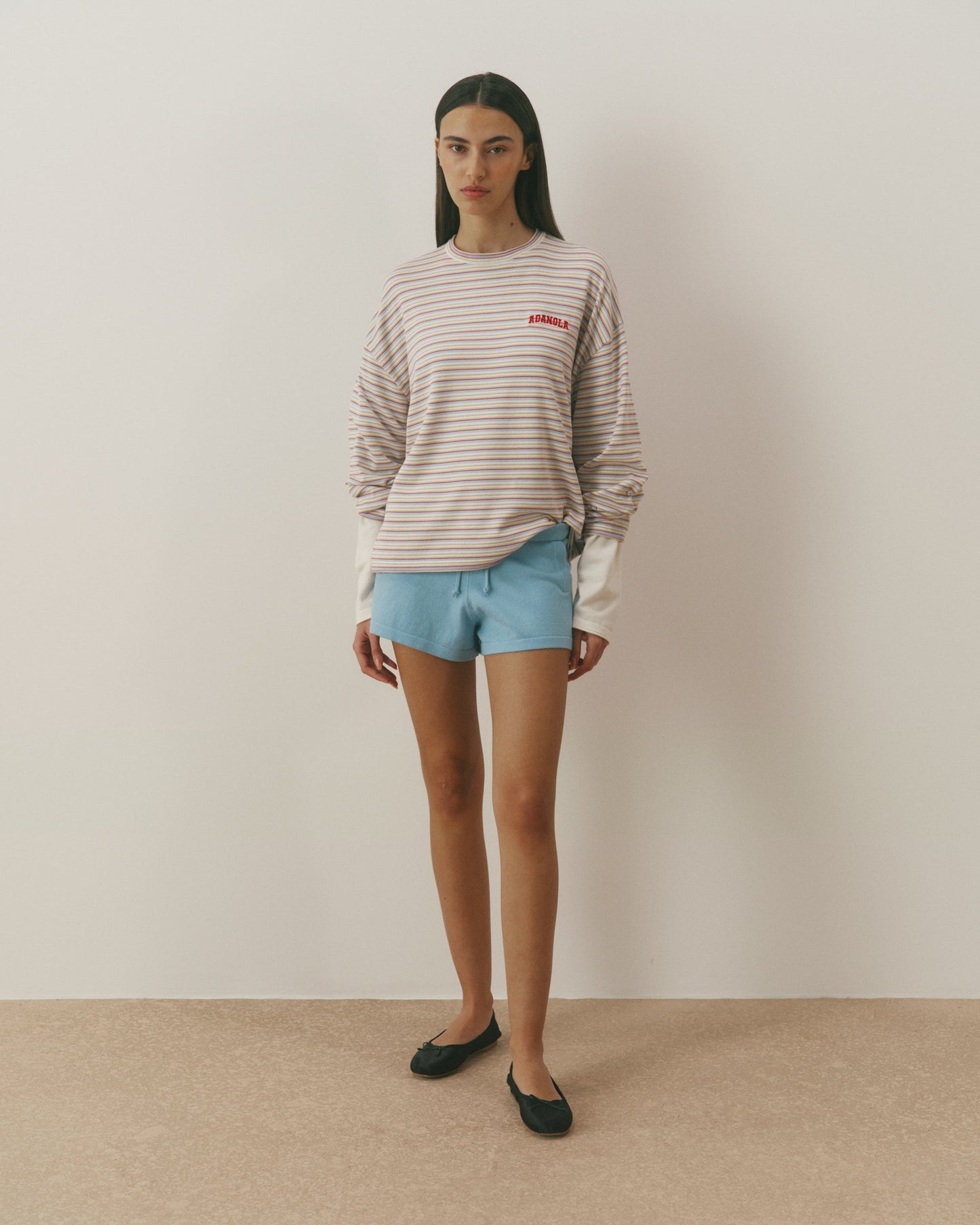 Knit Shorts - Breeze Blue
