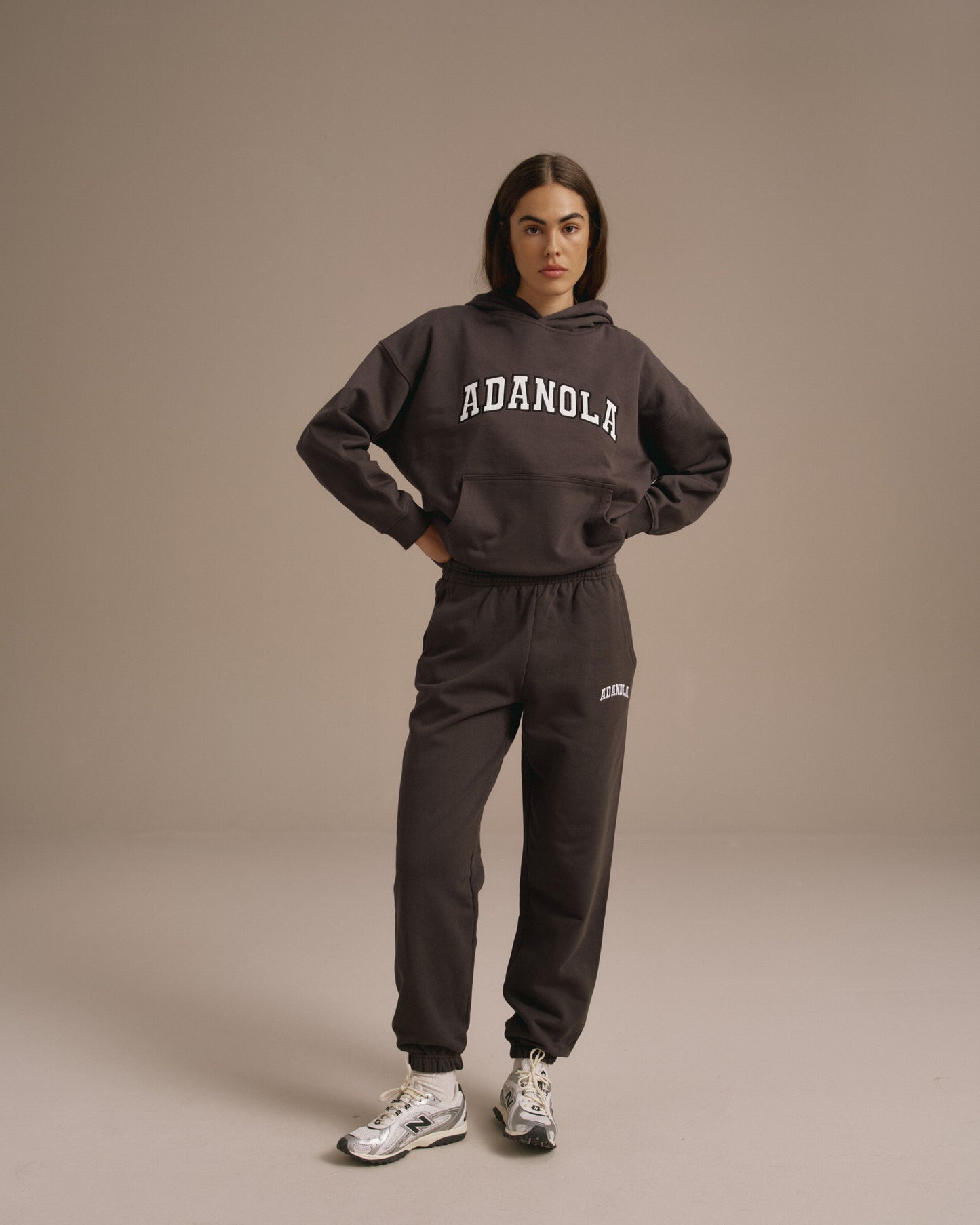 Varsity Sweatpants - Washed Coffee Bean