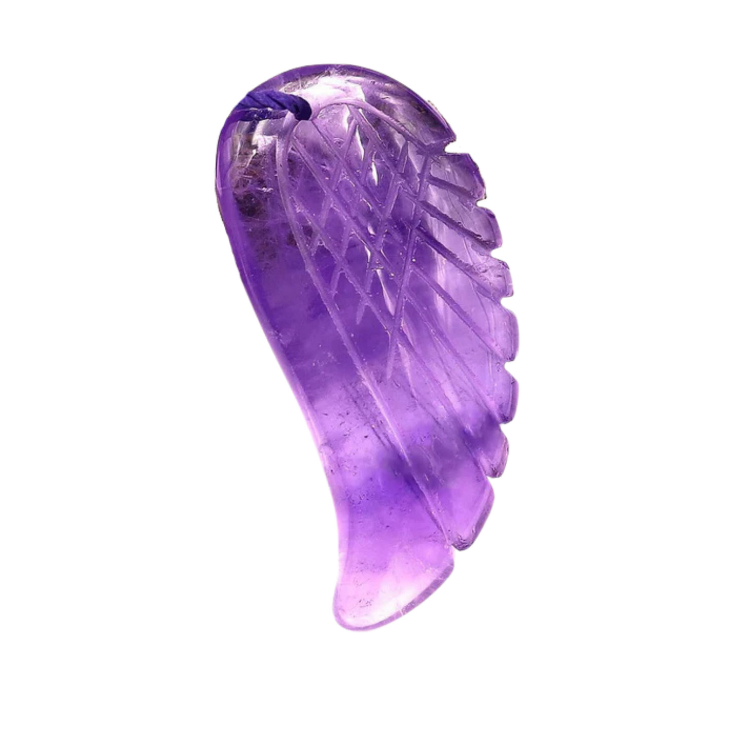 Amethyst Angel Wing Pendant (Free Gift)