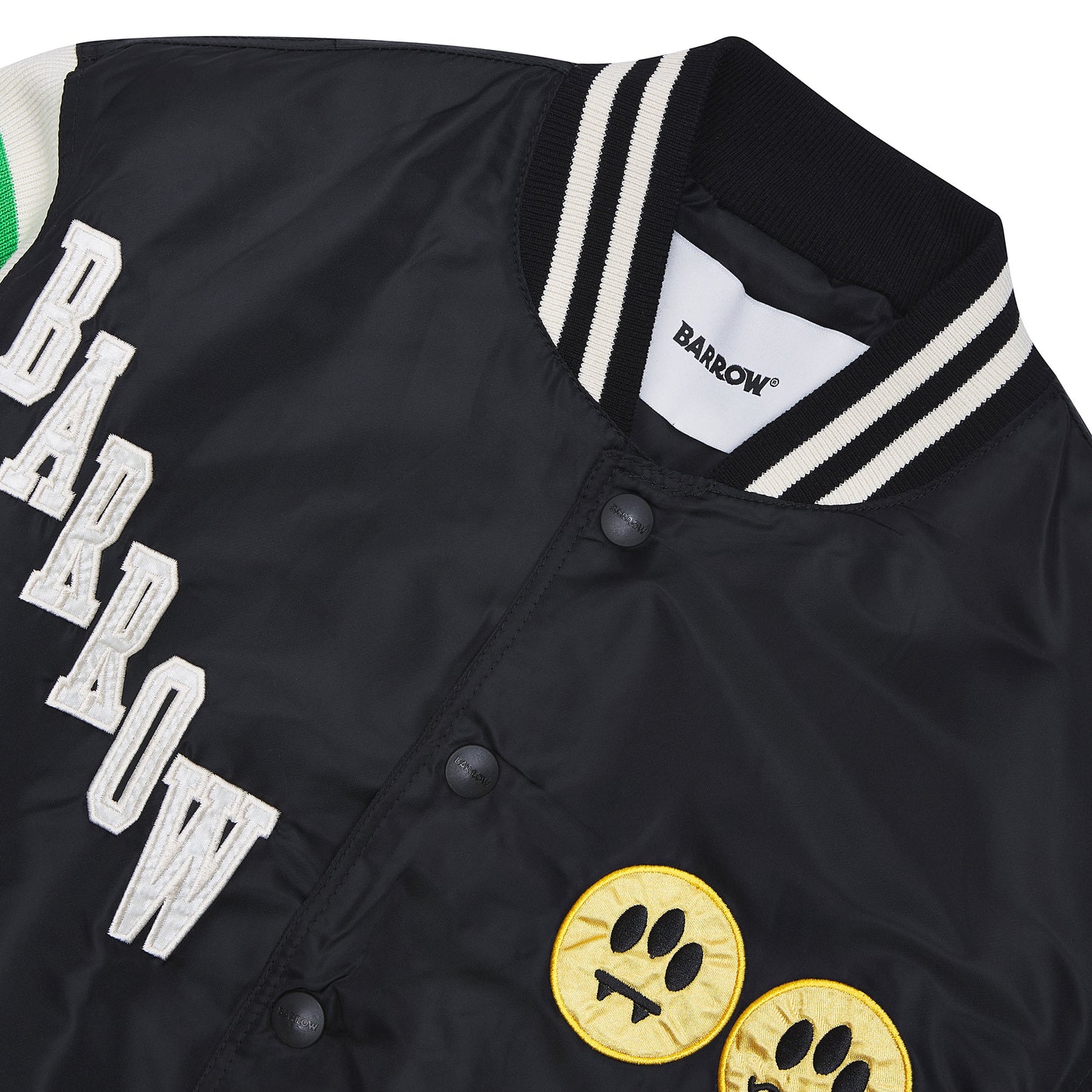 Satin Bomber Jacket | Black