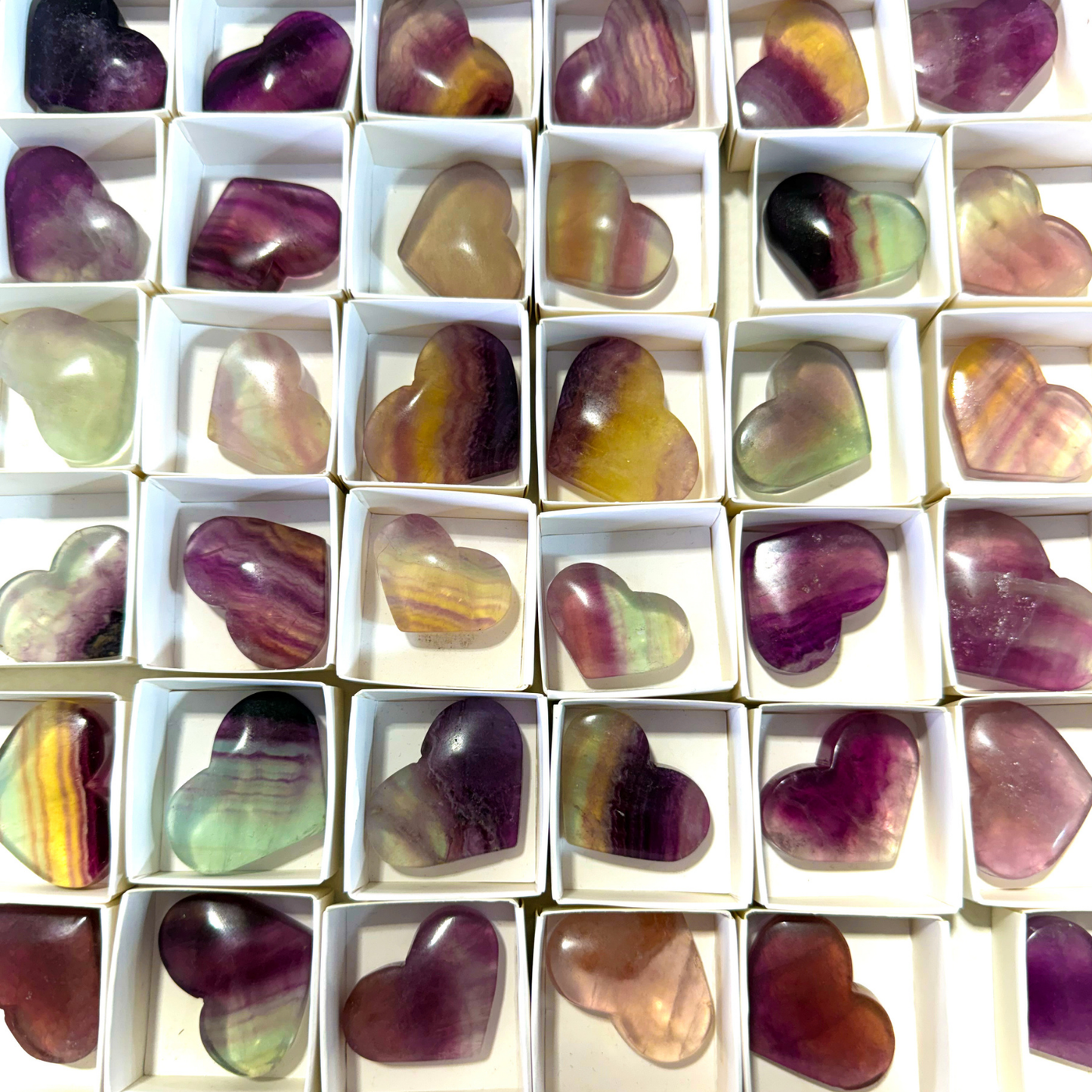 Candy Fluorite Heart