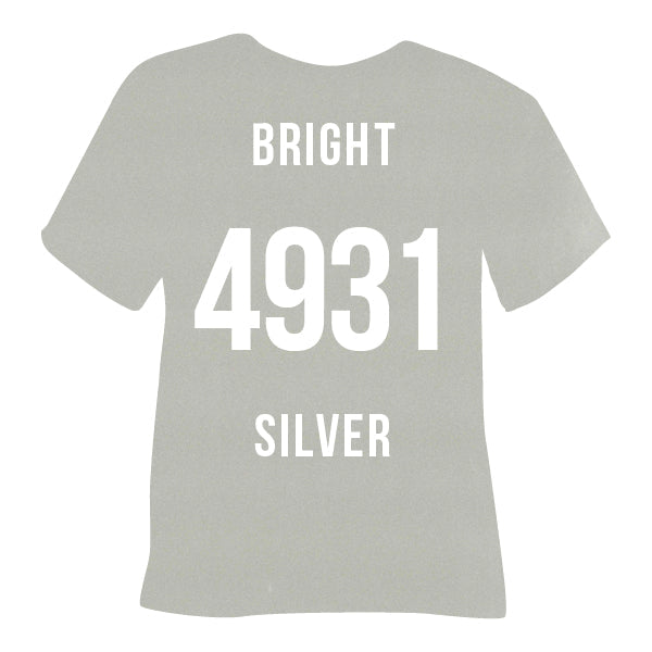 4931 Bright Silver ThermoFlex Plus HTV (Poli-Flex Turbo)