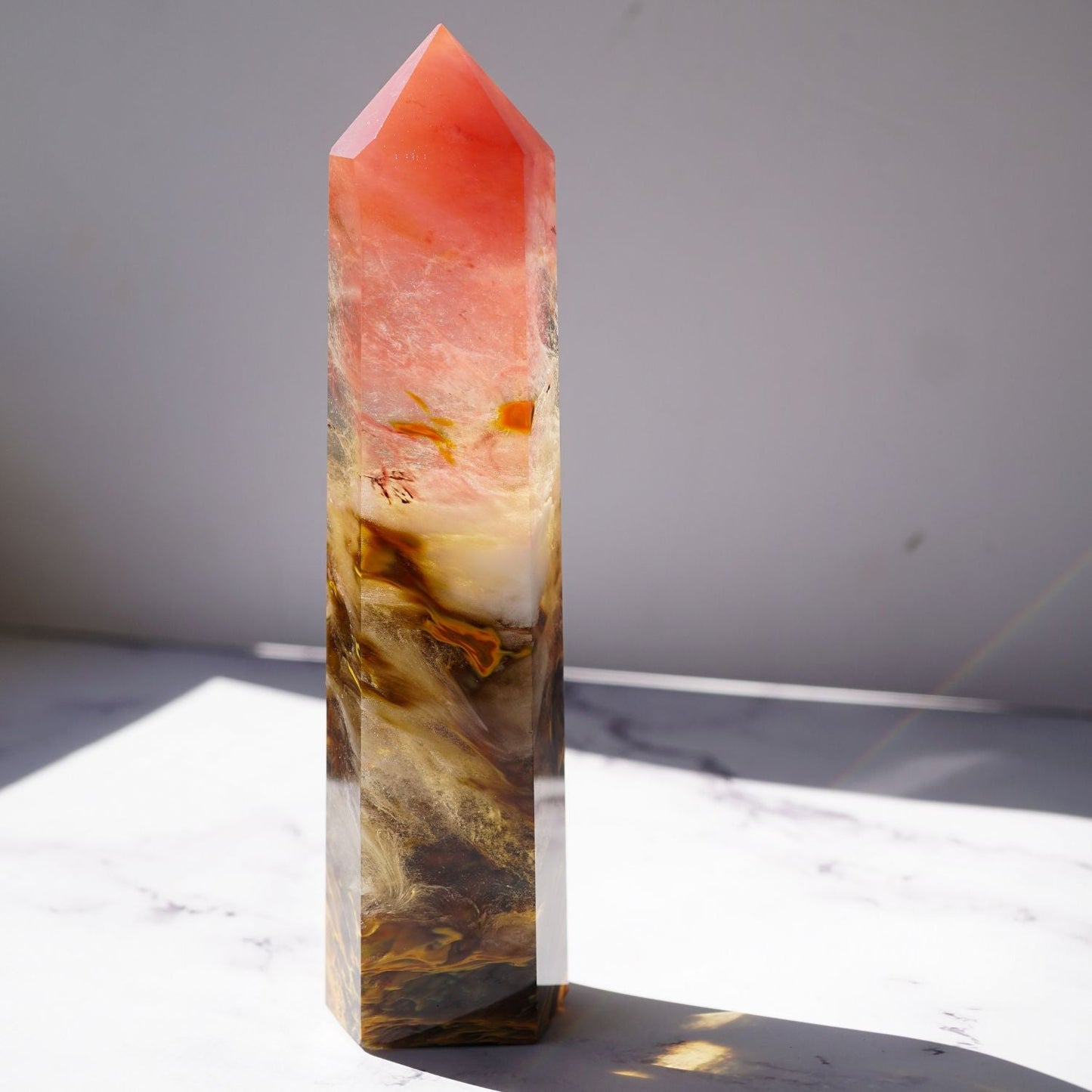 Golden Healer x Tiger's Eye x Fire Quartz Tower