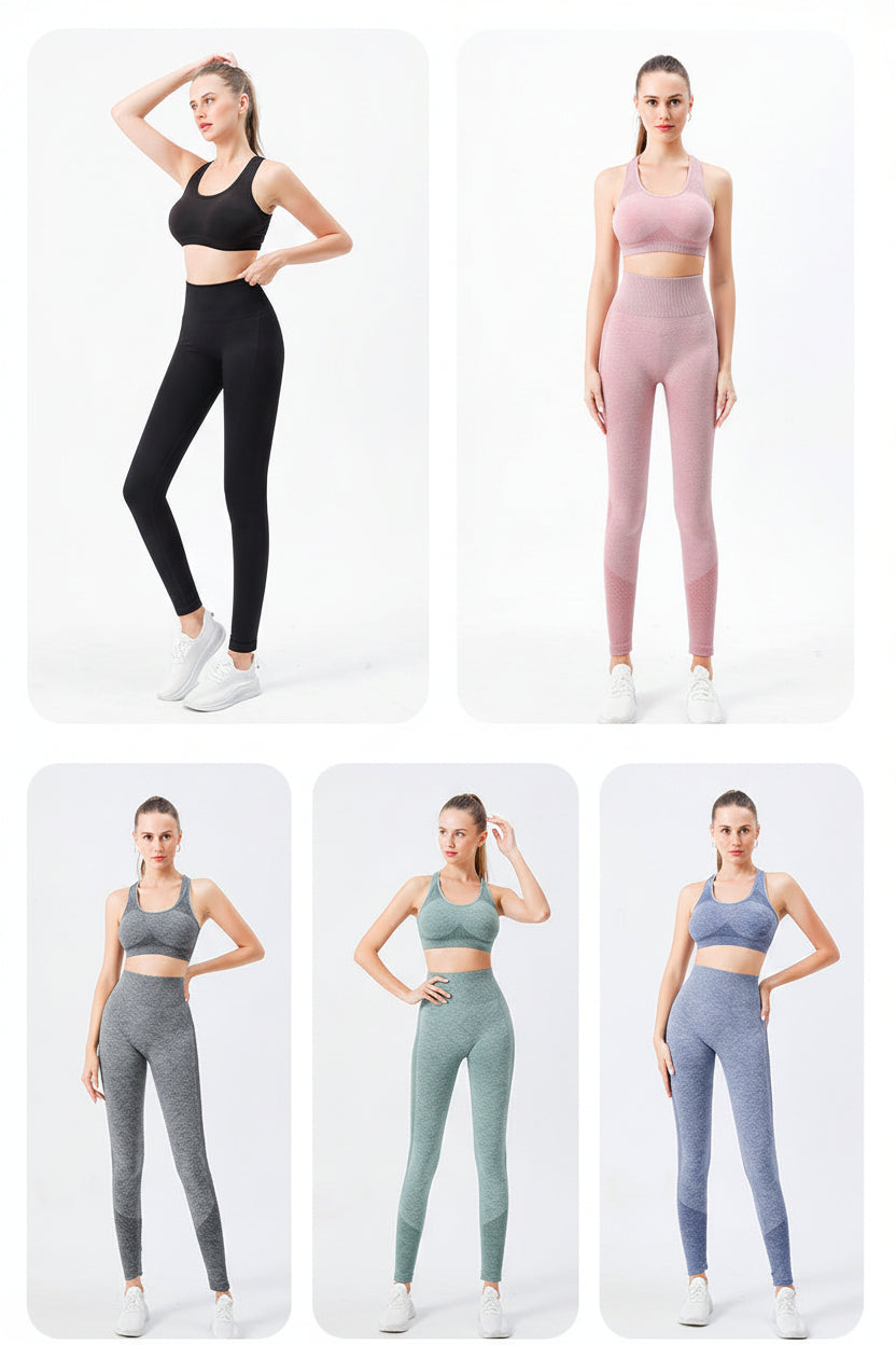 High-Waisted Tight-Fitting Sports Leggings for Women