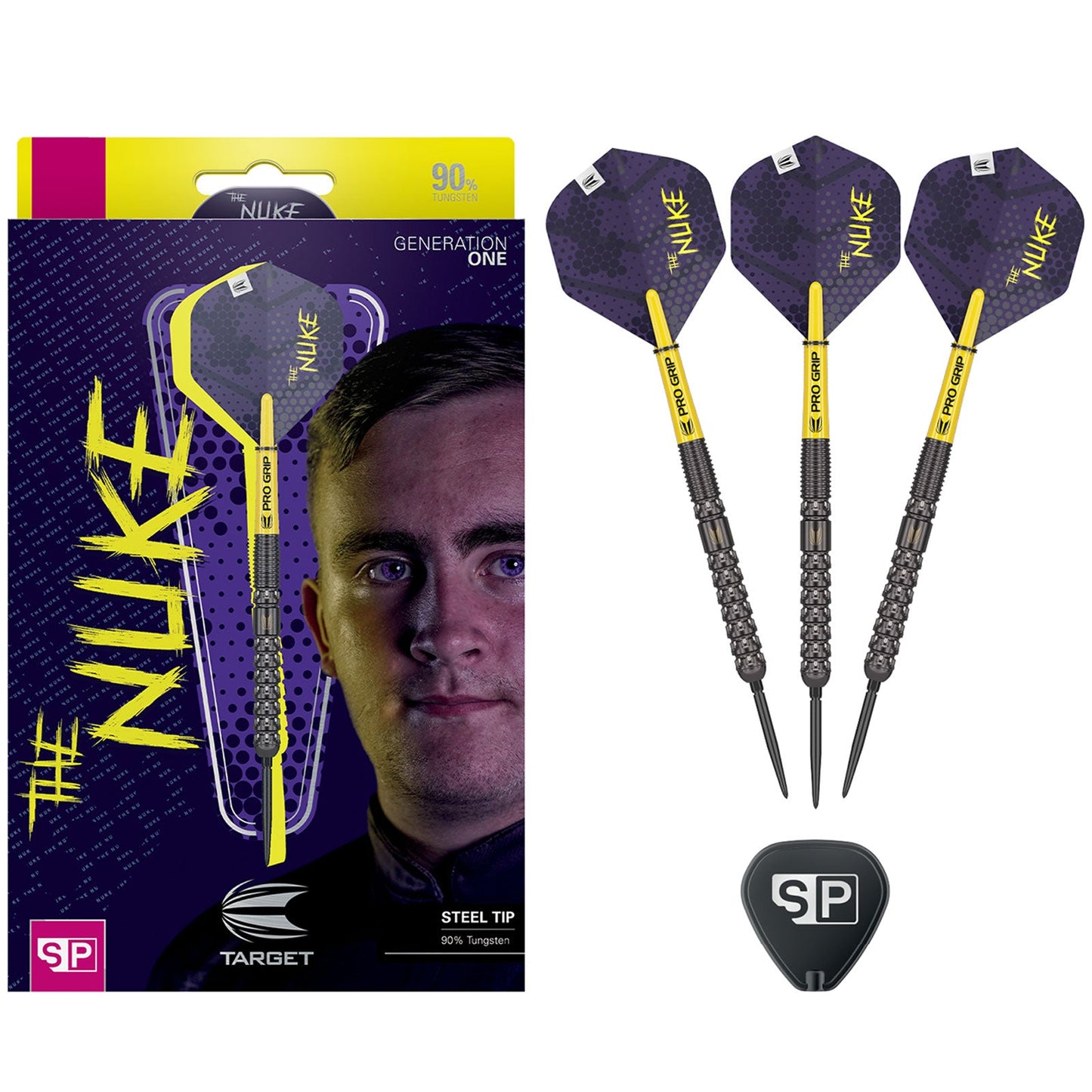 TARGET - LUKE 'THE NUKE' LITTLER DARTS - 90% Tungsten SP - 23g