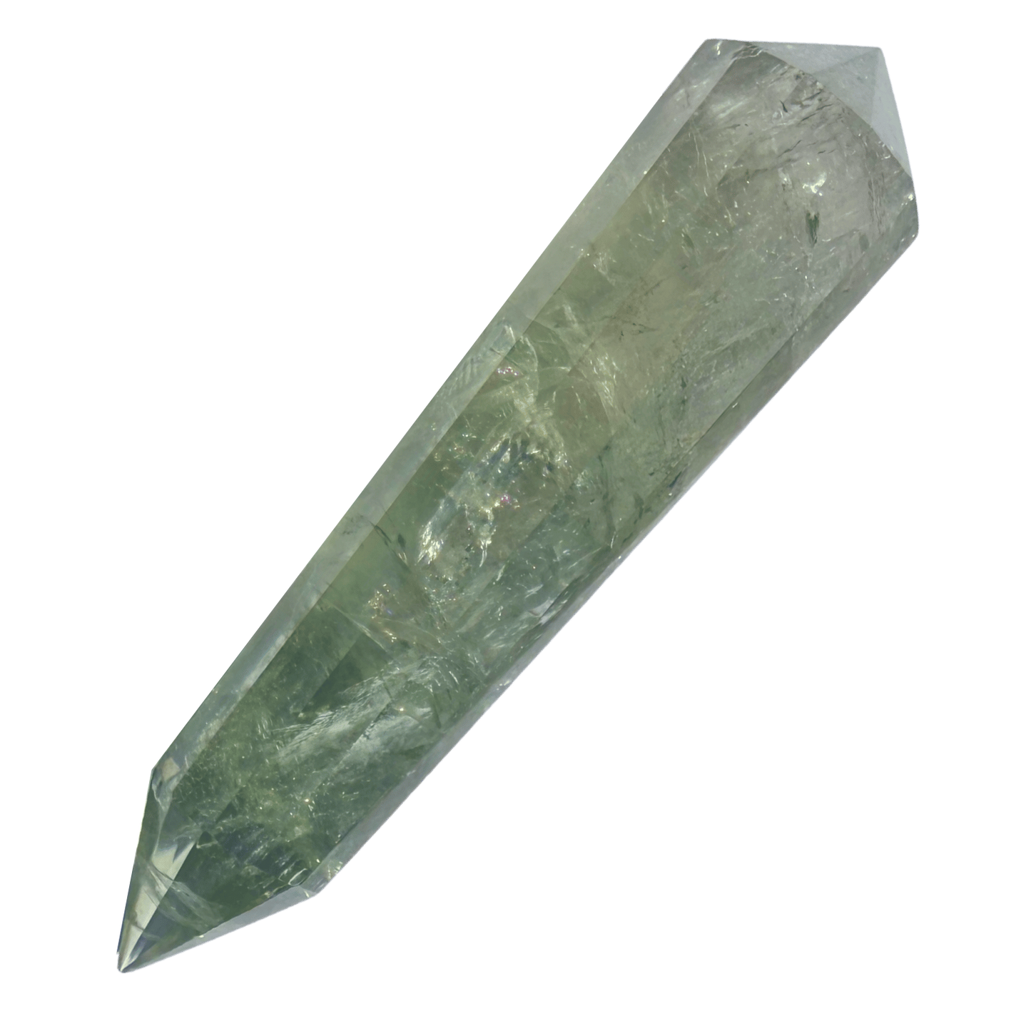 12-Sided Prasiolite Vogel Crystal