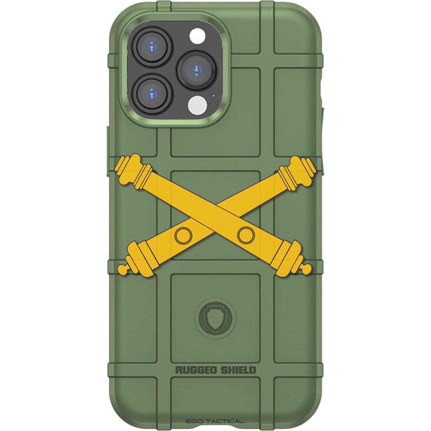 US Army Field Artillery Crossed Cannons Insignia Custom Printed Case Design for Apple, Samsung, Google & Motorola Phone Models