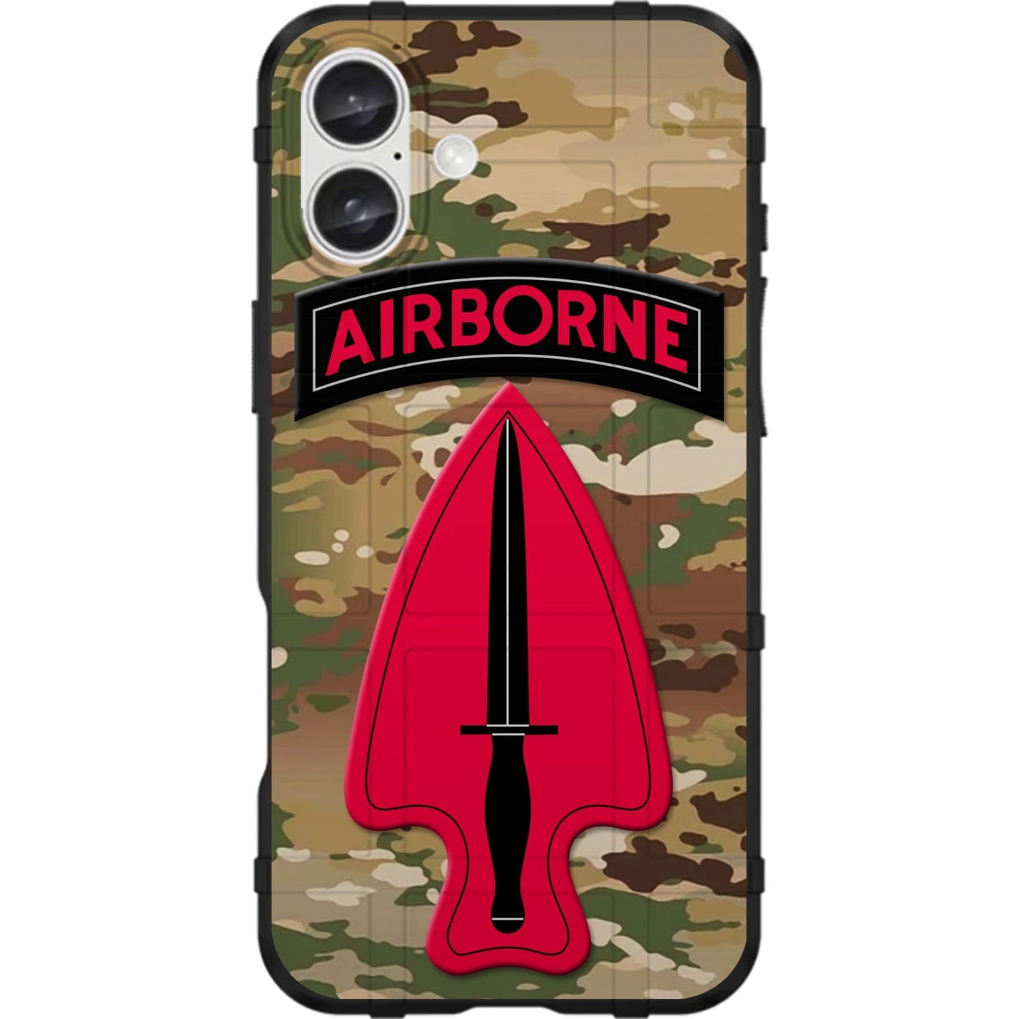 SOCOM Special Forces Command Patch, Delta Force, Airborne Custom Printed Case Design for Apple, Samsung, Google & Motorola Phone Models