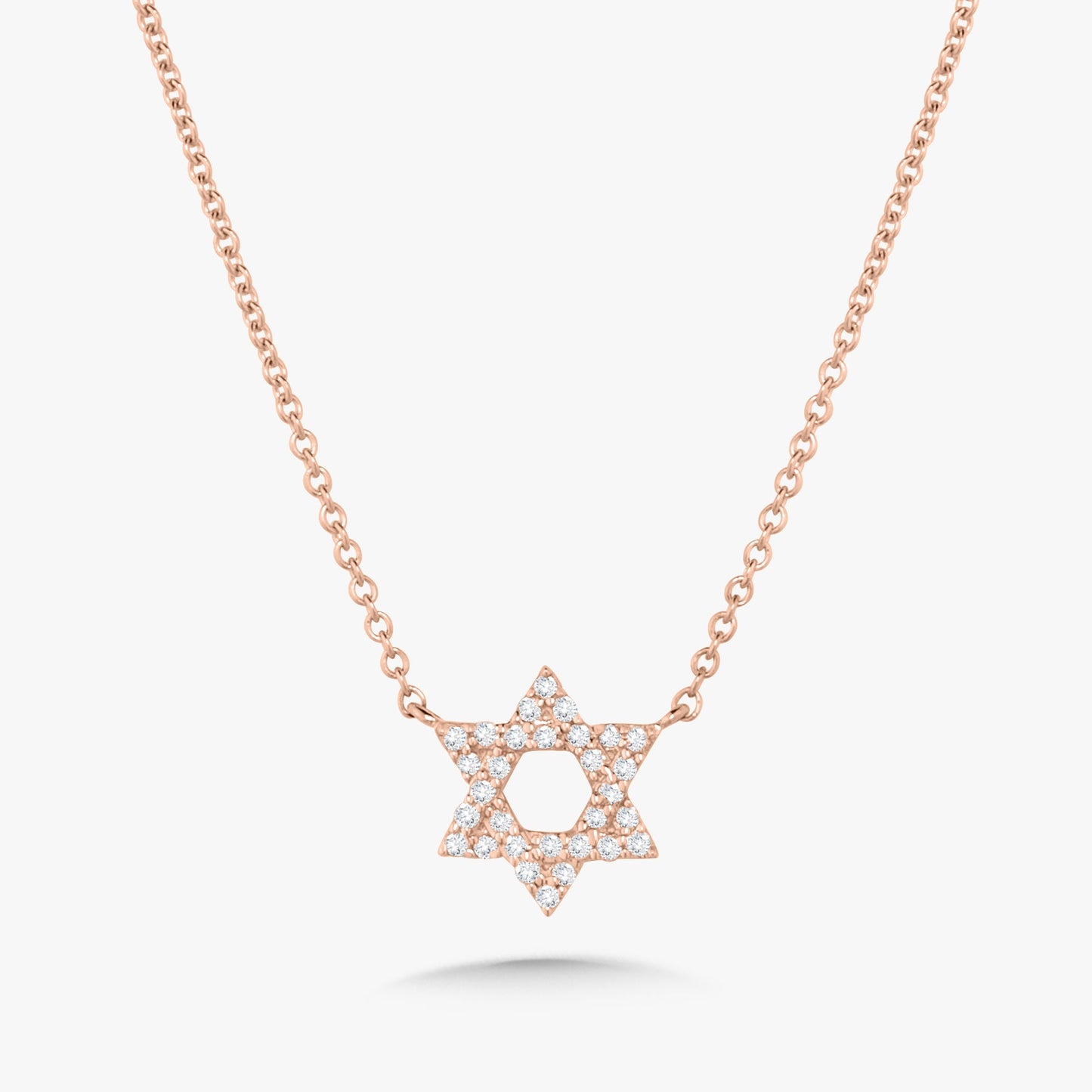 Mini Star of David Diamond Necklace