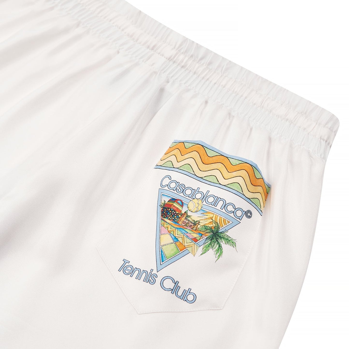 Afro Cubism Tennis Club Silk Short
