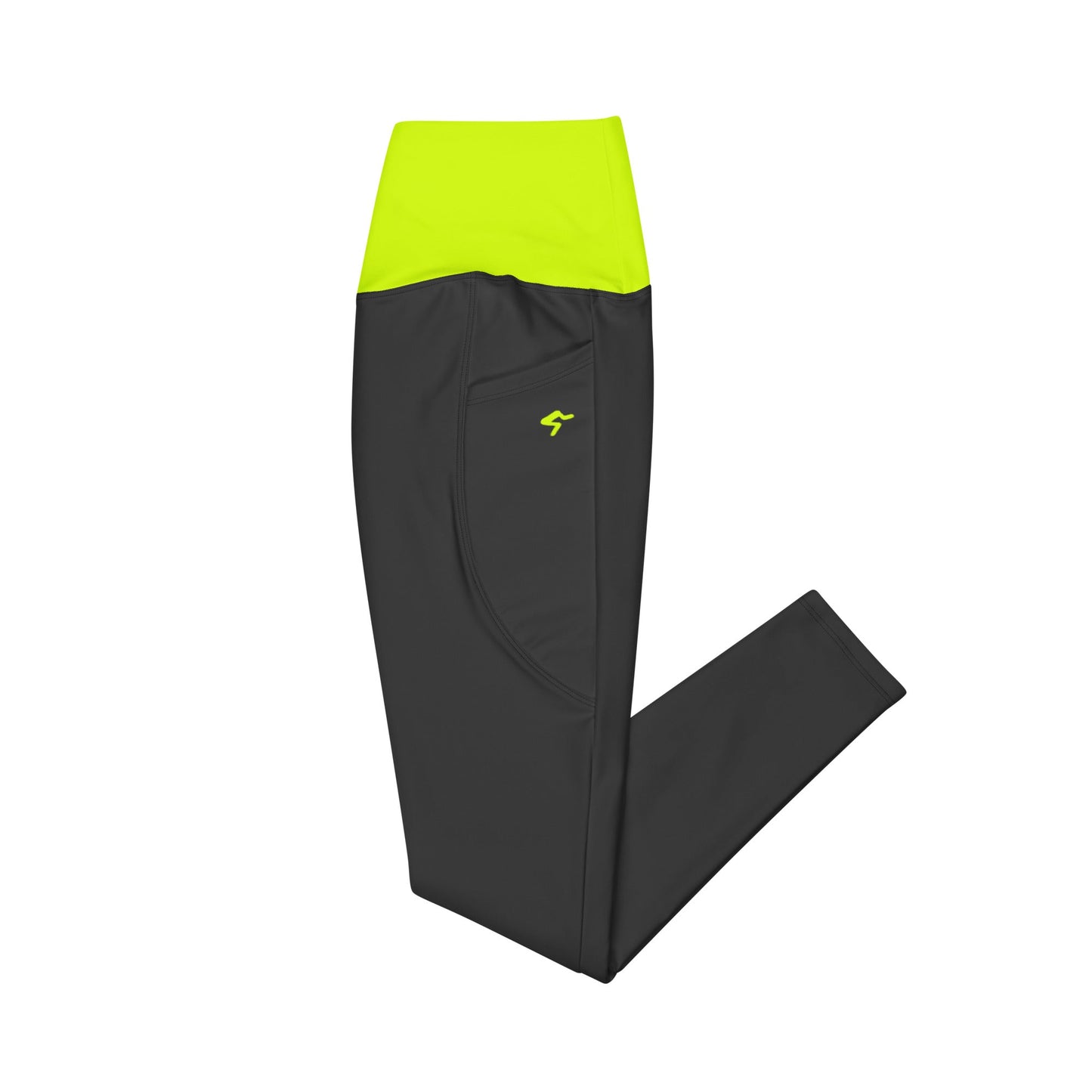 GymBum UK Luminous Surge Leggings with pockets – Summit Yellow