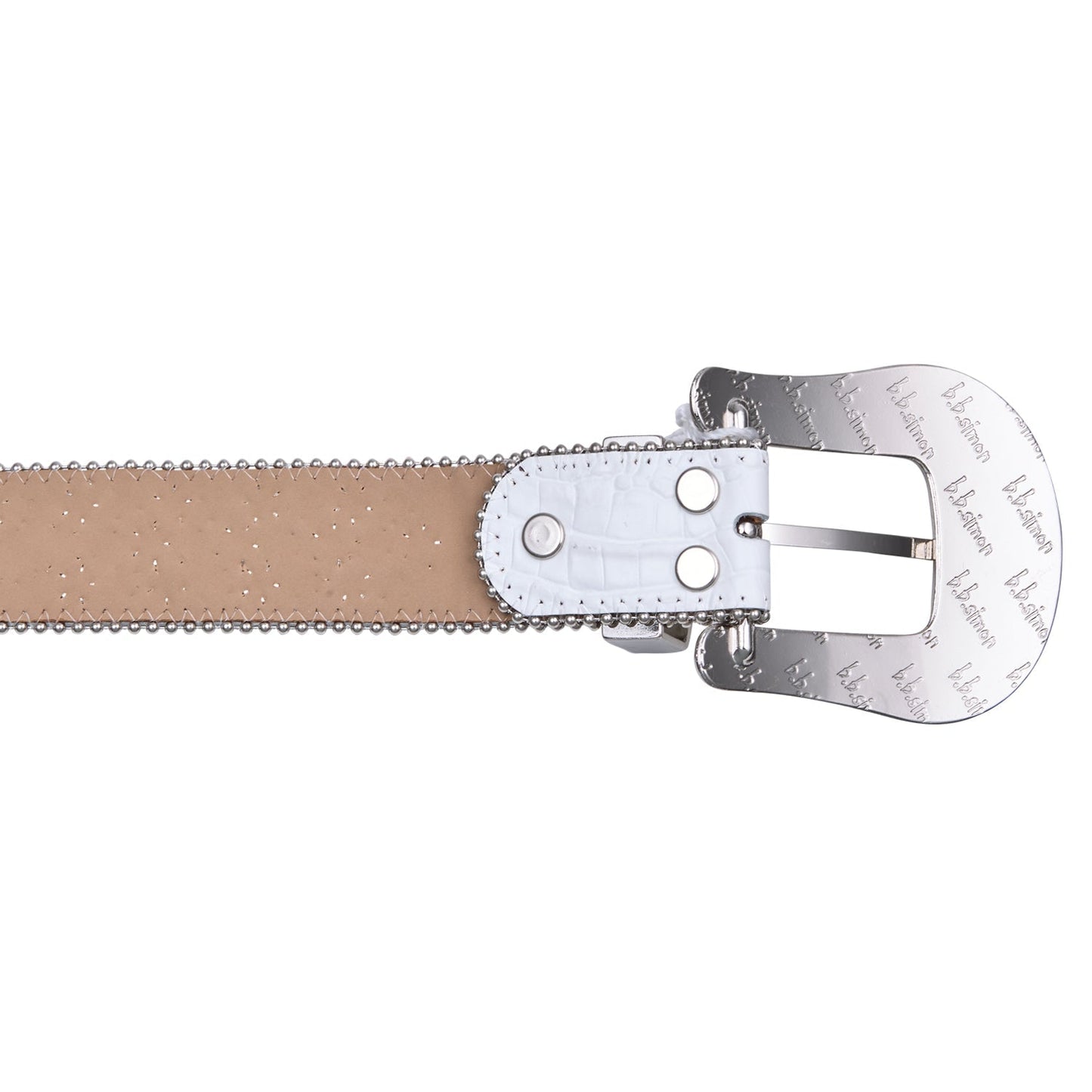 Blanc Swarovski Belt
