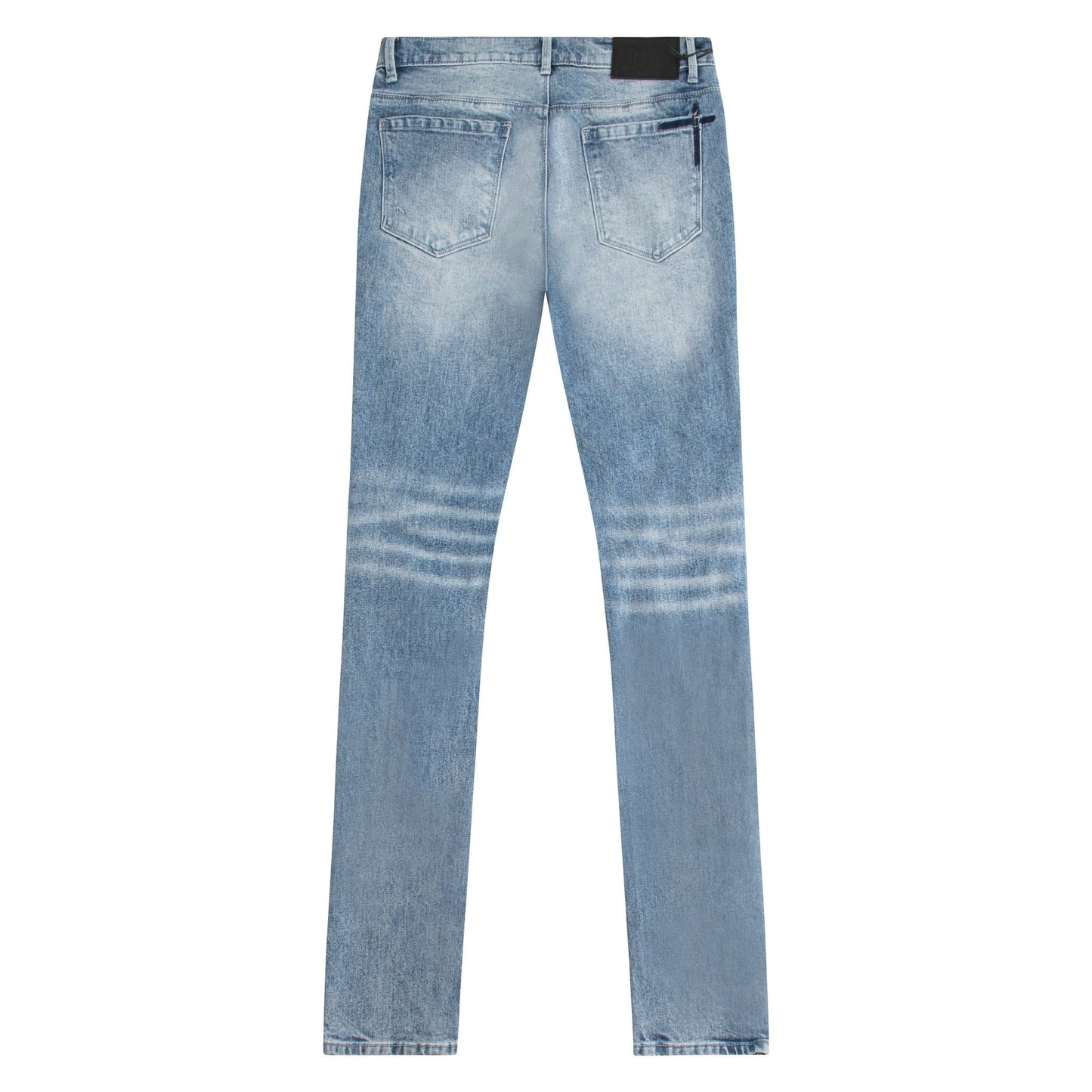 Bryant Dagger Ripped Medium Blue Denim