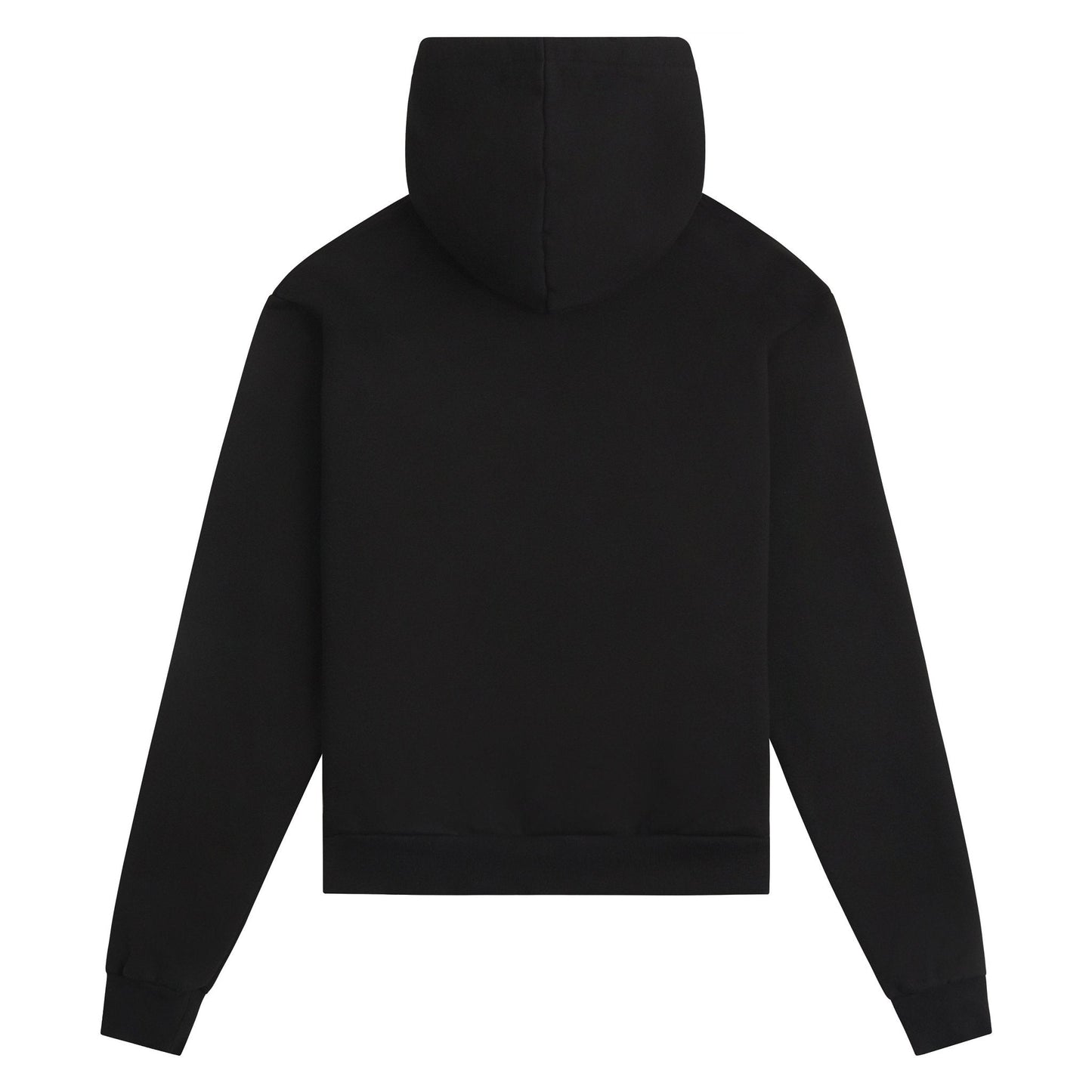 Distressed Logo Hoodie | Black