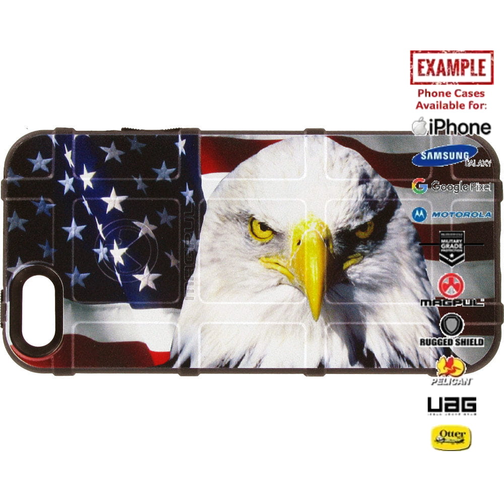 American Eagle Custom Printed Case Design for Apple, Samsung, Google & Motorola Phone Models