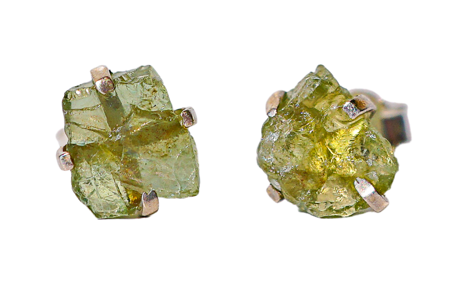 Peridot Crystal Earrings
