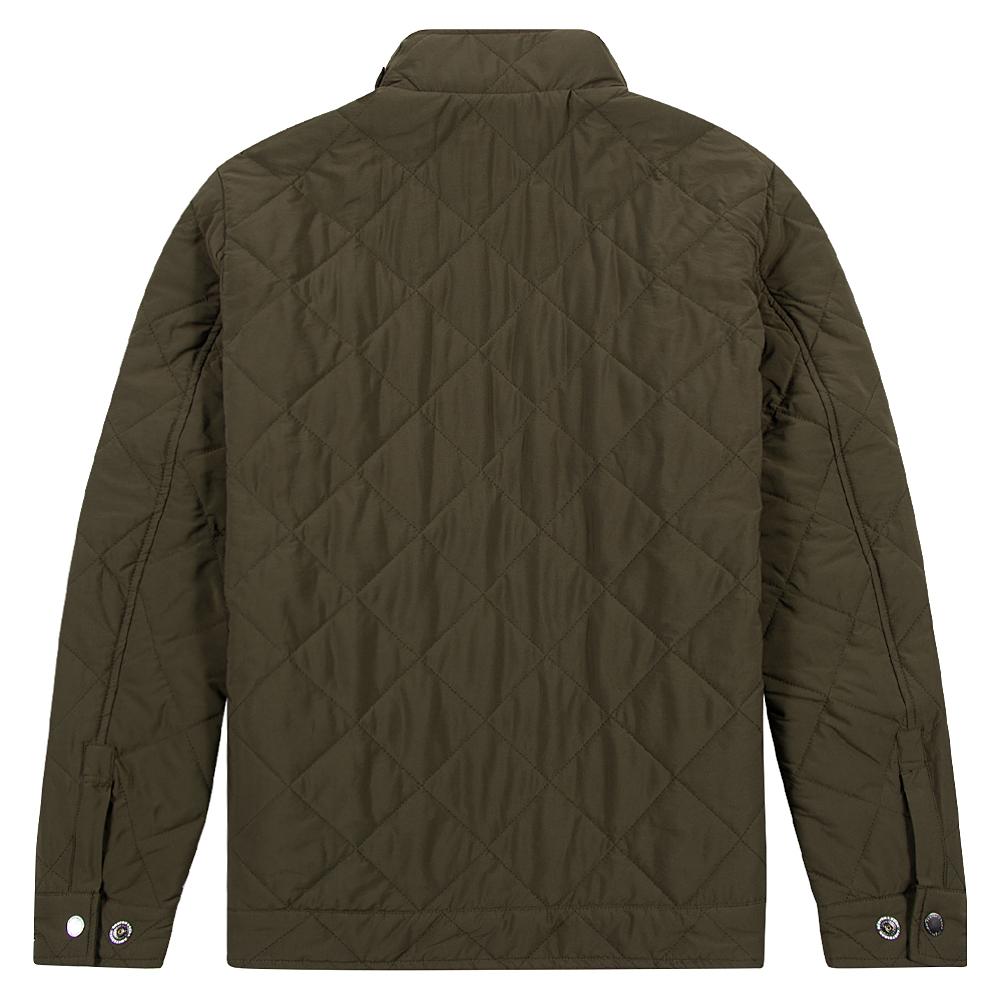 Quilted Short Jacket | Army