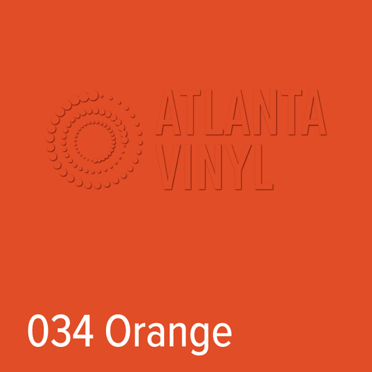 034 Orange Oracal 651 Permanent Vinyl (24" Roll)