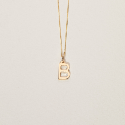Gold Individual Initial Charm