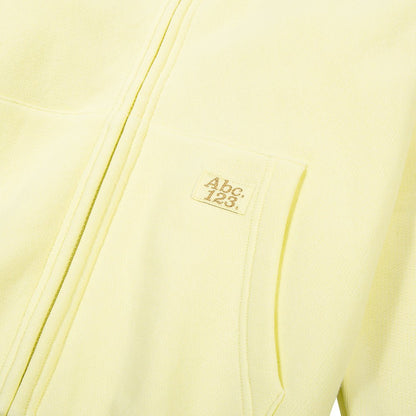 123 Core Zip-Up Hoodie | Sulphur