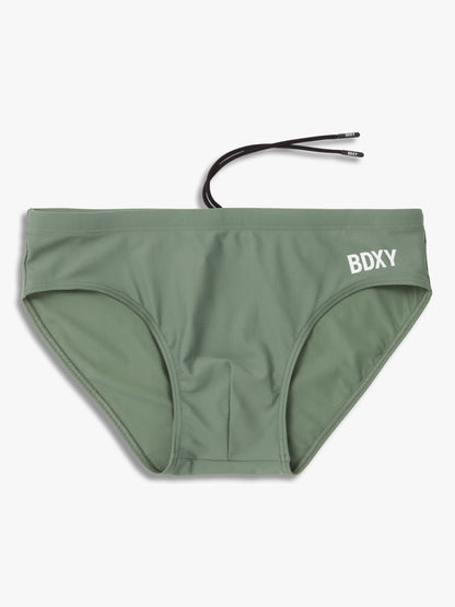 "The Atmos" Swimbrief | Army Green