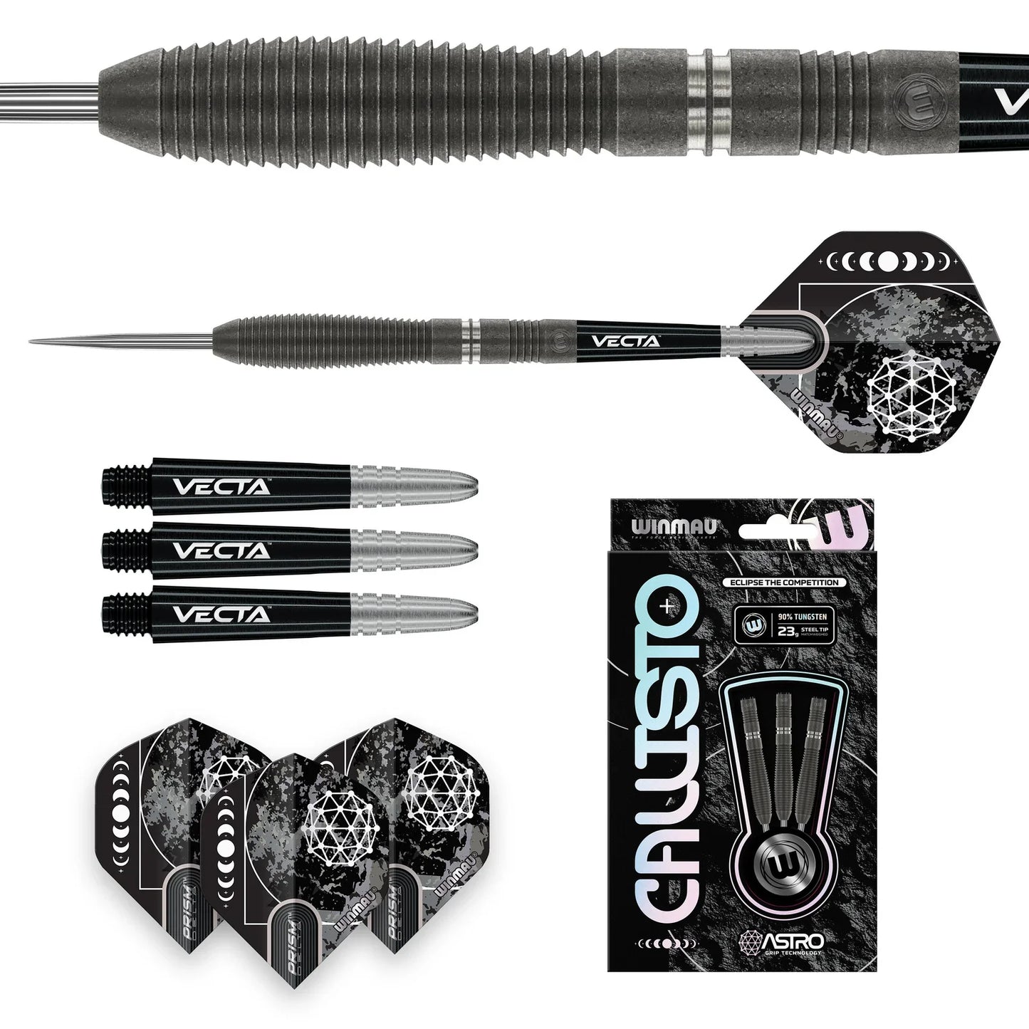 WINMAU - Callisto 02 Darts - 90% TUNGSTEN - 24g