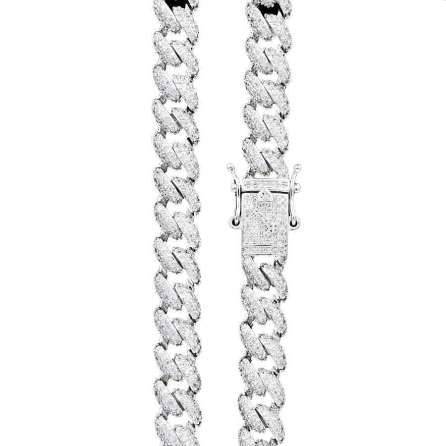 16" 8.5mm Diamond Cuban Chain