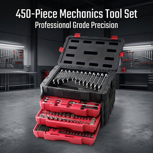 Craftsman 450-Piece Complete Automotive Tool Kit – Heavy-Duty Set for Garage, Auto Repair & DIY Projects
