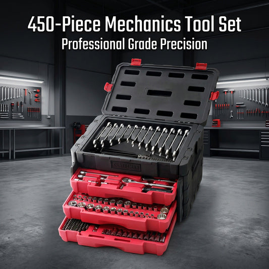 Craftsman 450-Piece Complete Automotive Tool Kit – Heavy-Duty Set for Garage, Auto Repair & DIY Projects
