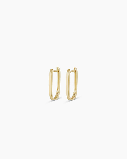 14K Gold Parker Link Huggies