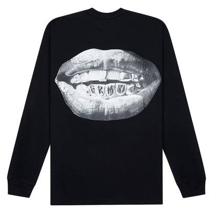 Peace Within The Glitzy Grillz L/S Tee | Black