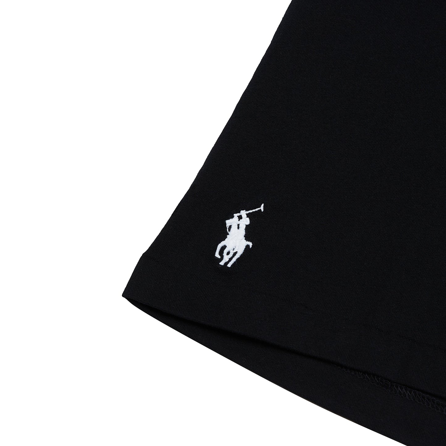Embroidered Logo Tee | Black