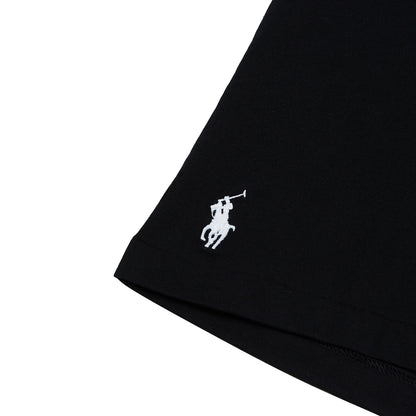 Embroidered Logo Tee | Black