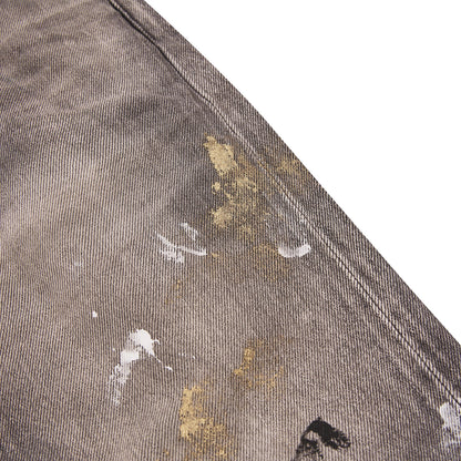 Edo Straight Kuro Peinto Denim | Grey