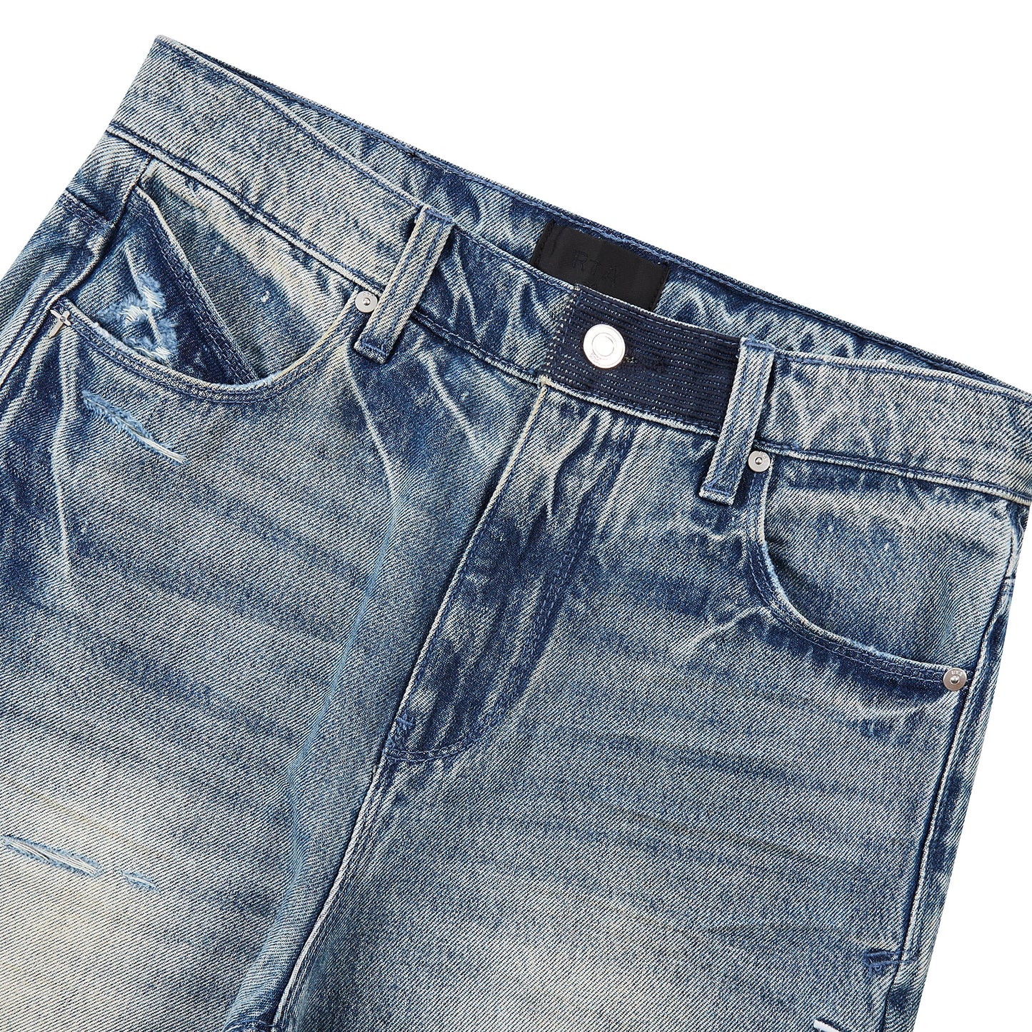 Mael Flared Muddy Sky Denim