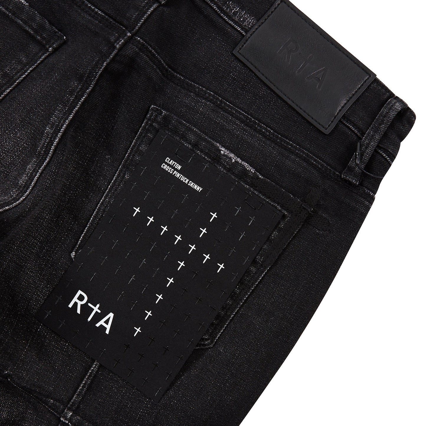 Clayton Graphite Fade Denim