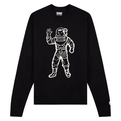 Astronaut Crew Sweatshirt | Black