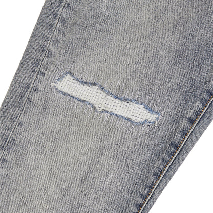 Light Blue Vintage Repair Denim