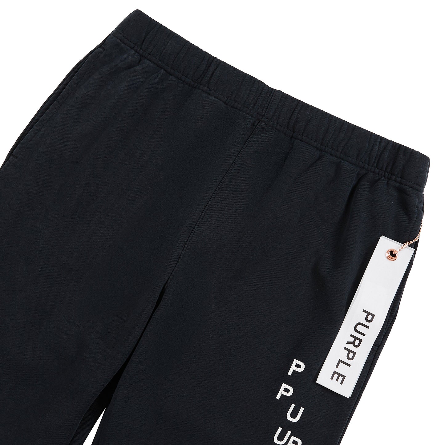 Cracked Puzzle Flared Sweatpant | Black
