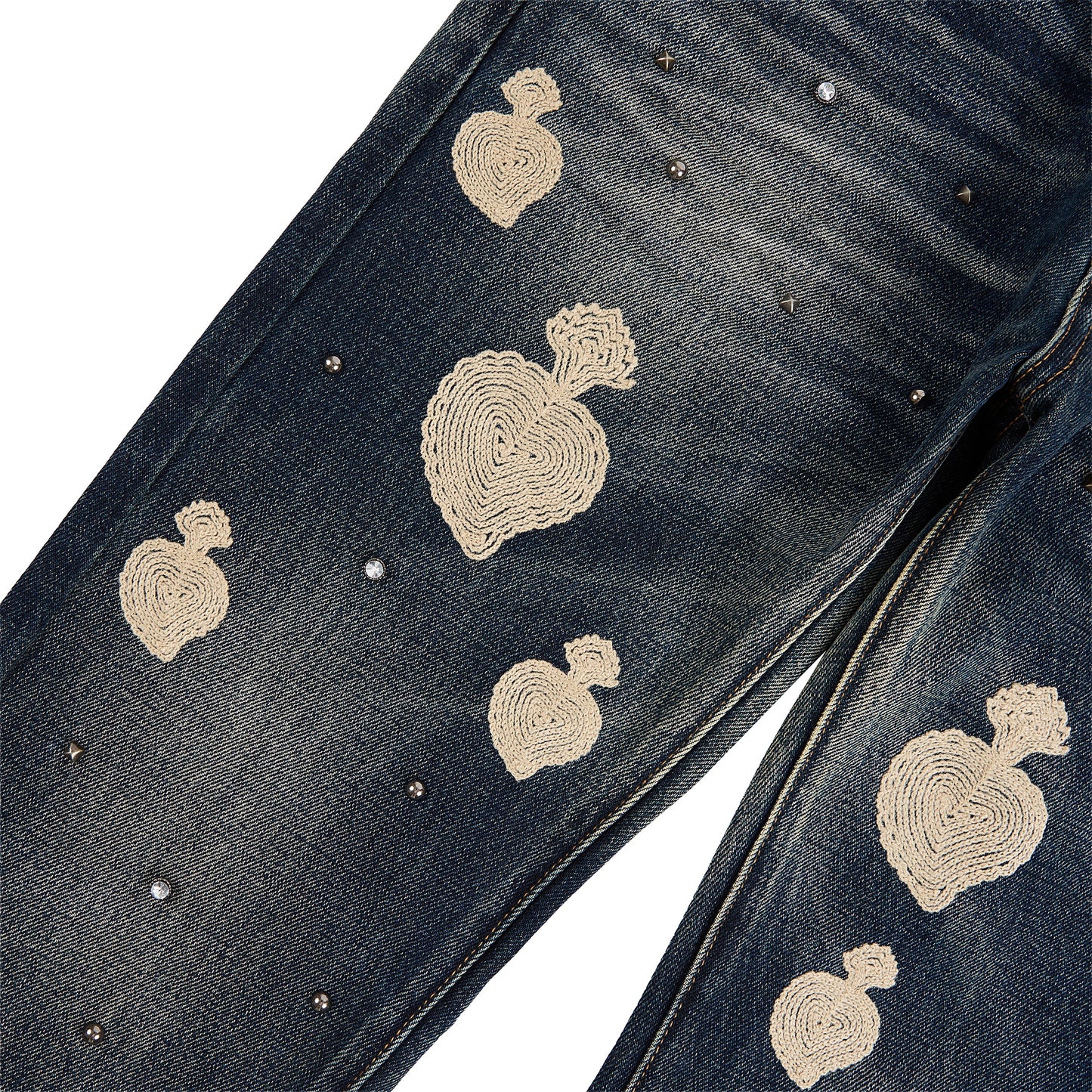 Chainstitch Denim | Dark Blue Sunblast