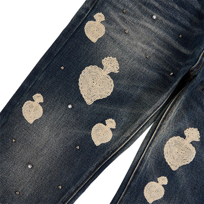 Chainstitch Denim | Dark Blue Sunblast