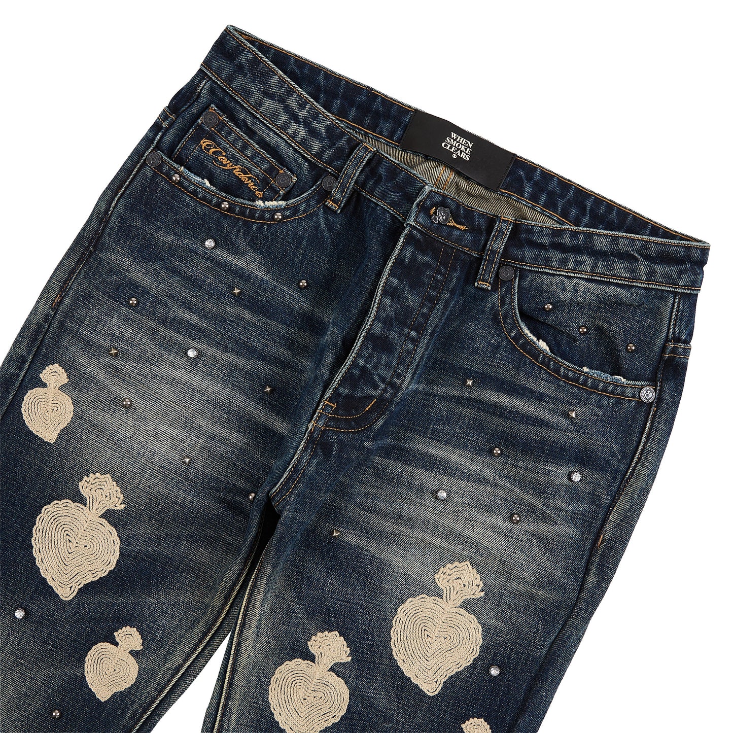 Chainstitch Denim | Dark Blue Sunblast
