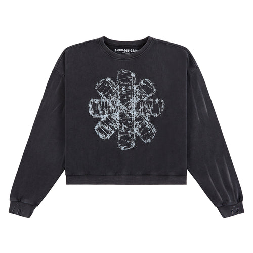 Barbed Wire Sweatshirt | Black
