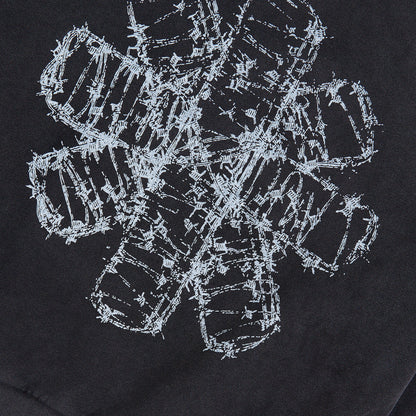 Barbed Wire Sweatshirt | Black